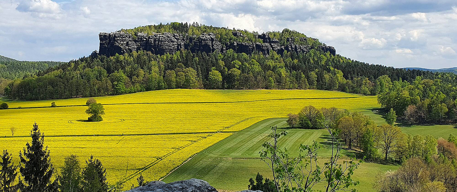 Malerischer Ausblick in der Sächsischen Schweiz