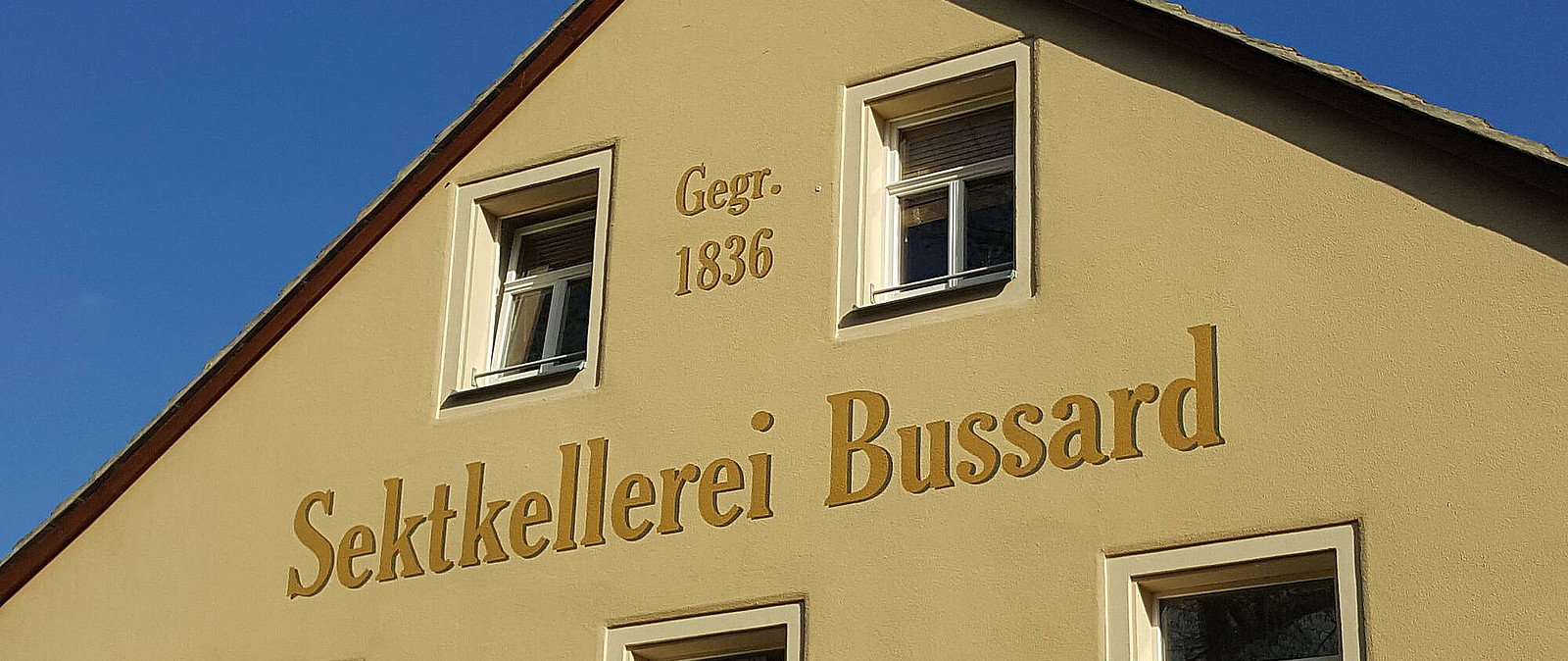 Bussard aus Radebeul in Sachsen gilt als das PIONIER-Sektweingut der ersten Stunde.