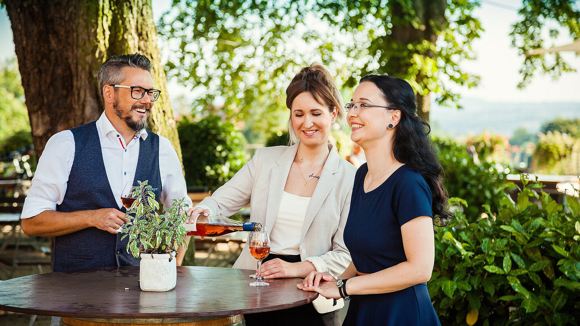 Genussvolle Momente beim Weintasting