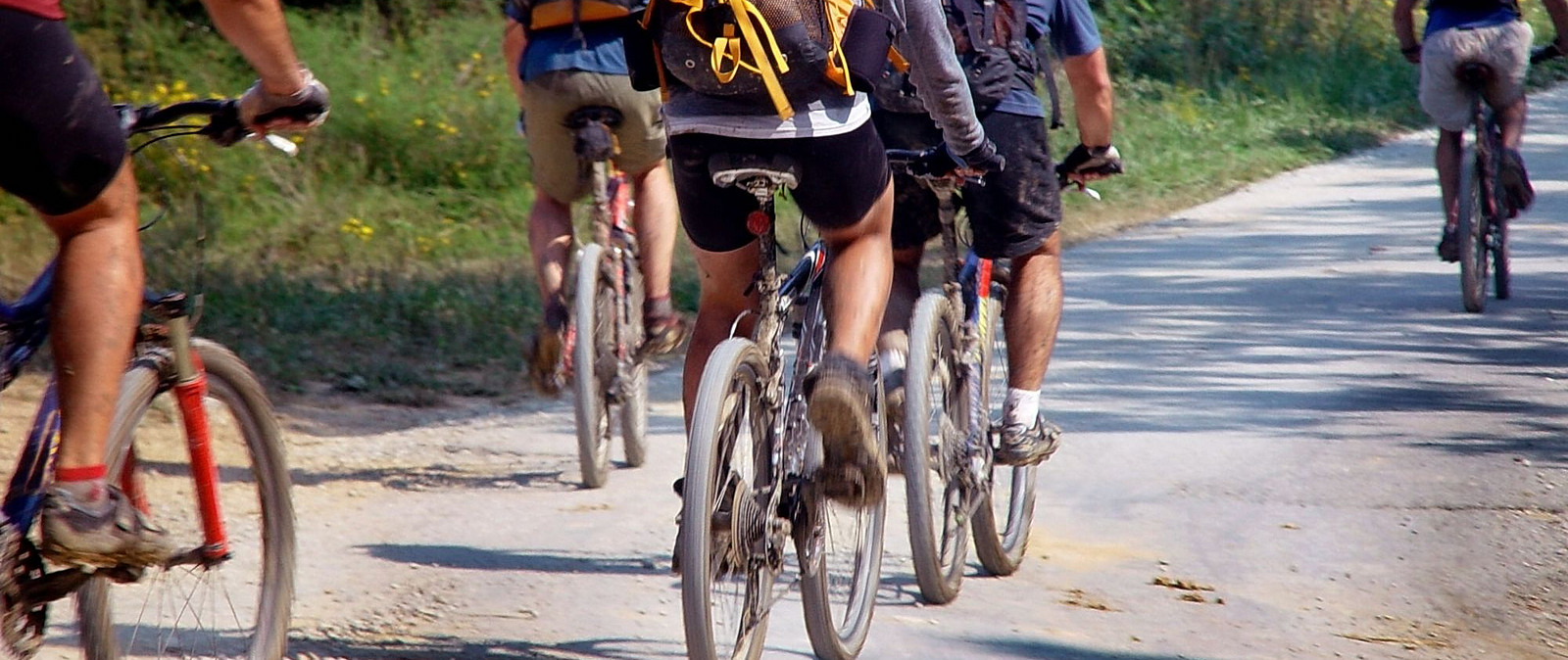 Unser Teamtag beginnt heute mit einer geführten Radtour entlang der Neiße