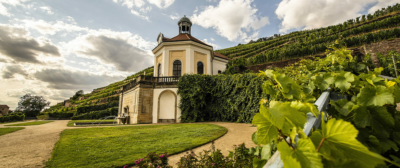 Schloss Wackerbarth gilt als erstes europäisches Erlebnisweingut