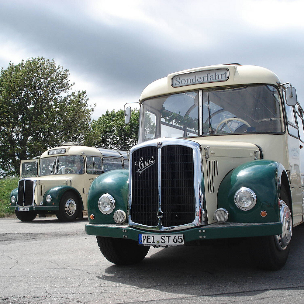 Genießen Sie eine entspannte Fahrt im Oldtimerbus durch das Sächsische Elbtal und dazu einen guten Tropfen Sächsischen Wein.