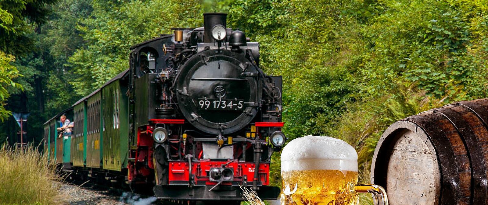 Bierverkostung auf der Weißeritztalbahn