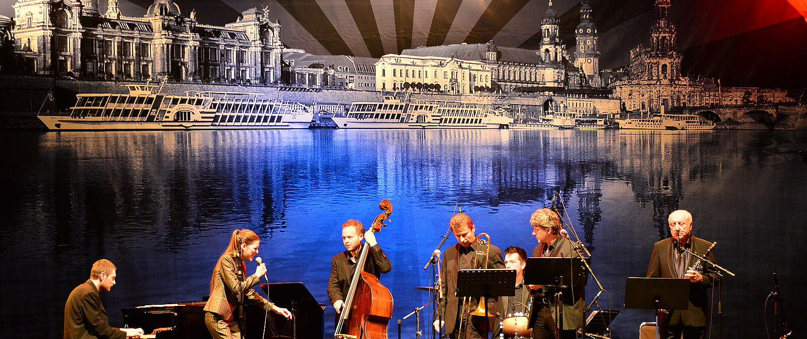 Abschluss Konzert Dixieland Festival - Der Jazz kommt ursprünglich aus den USA. In Dresden wurde er zu einem Volksfest und zahlreiche Gäste kommen zum Internationalen Dixieland-Festival nach Sachsen.