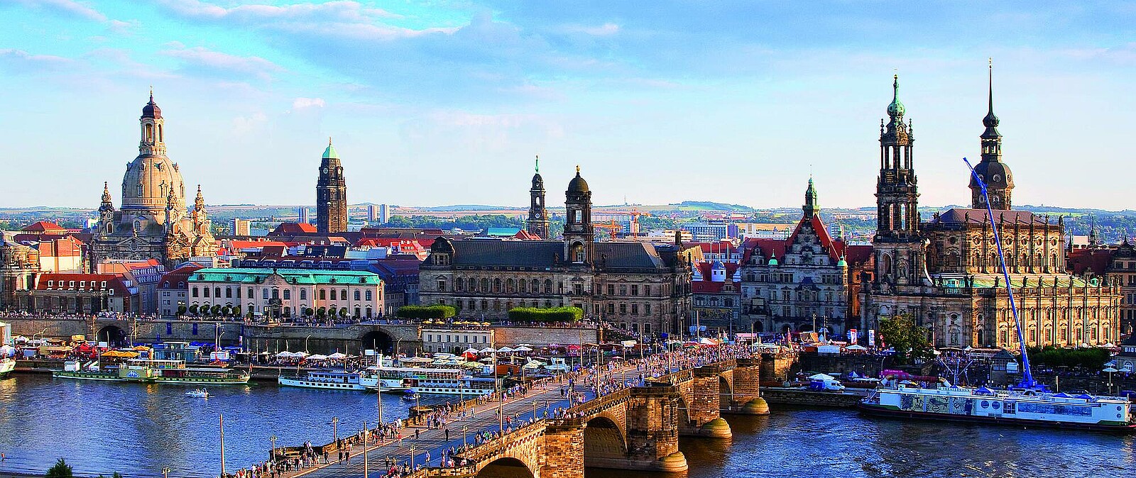 Blick auf die Dresdner Altstadt