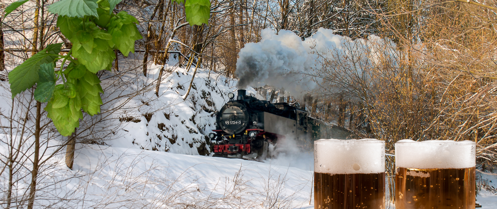 Schmale Spur und Bierverkostung